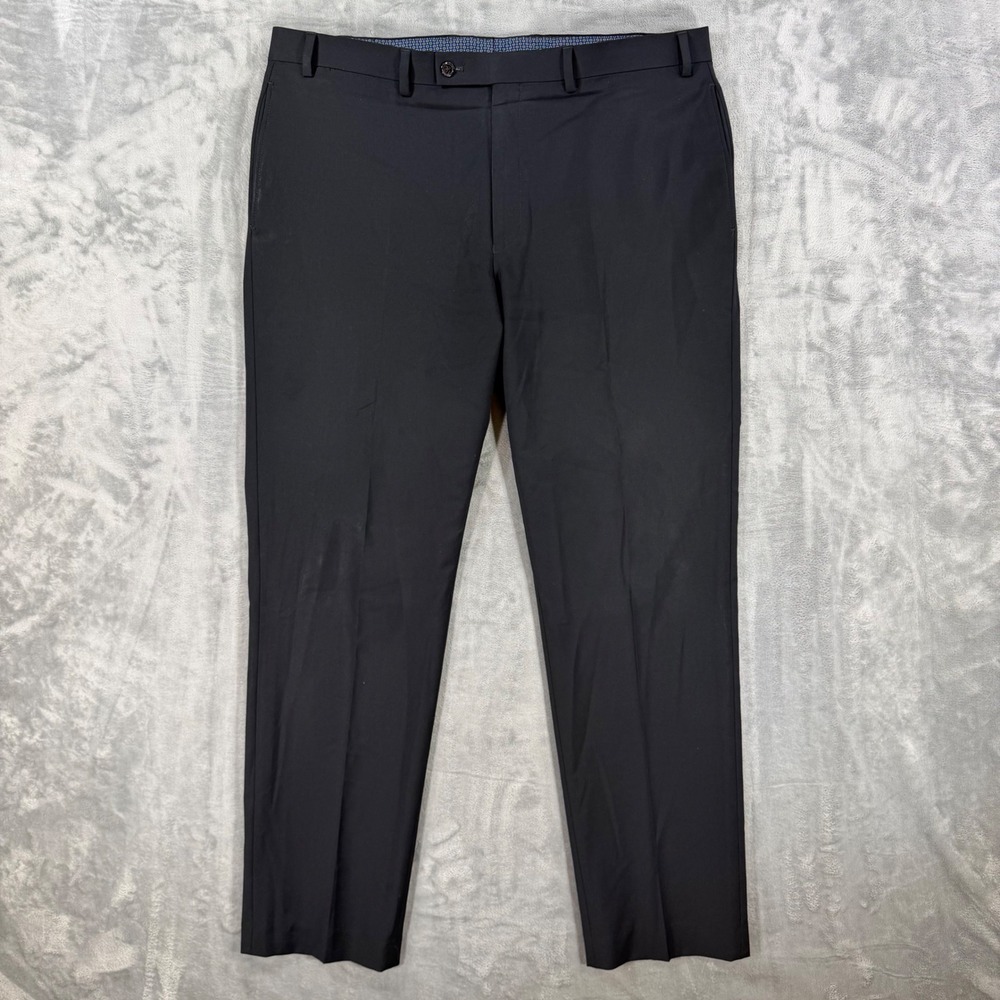 Lauren Ralph Lauren High Performance Wool Dress Pants Mens Size 38x32 Black Blue